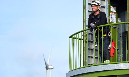 CTA waait het hard genoeg voor een windmolen