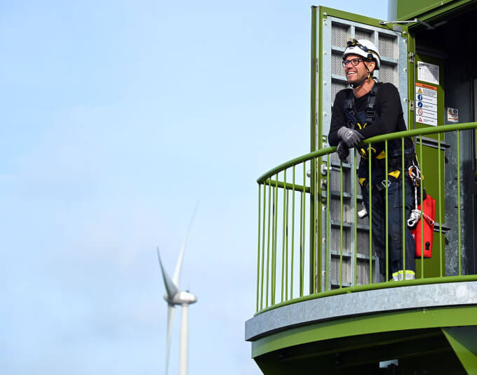 CTA waait het hard genoeg voor een windmolen