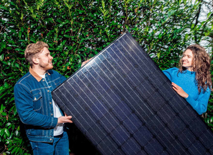 Salderen zonnepanelen zakelijk Pure Energie