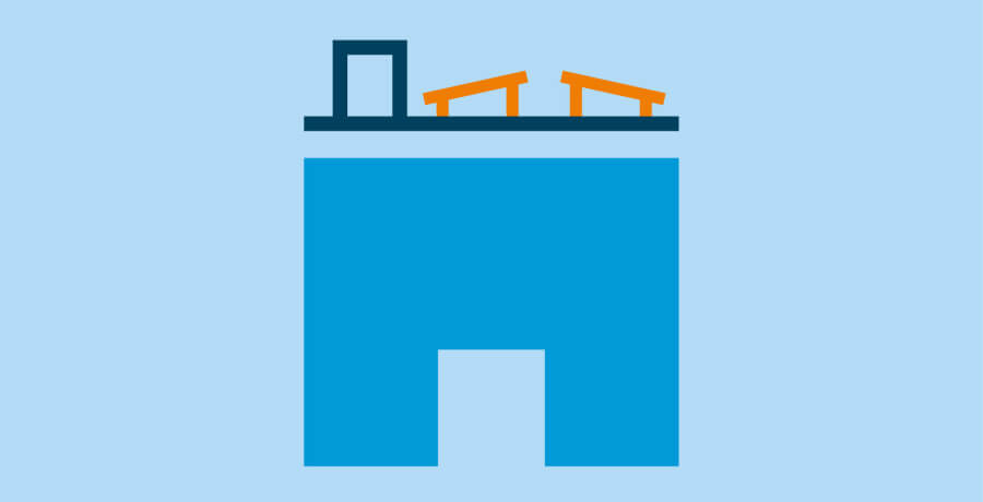 Daktypen platdak oost west Pure Energie