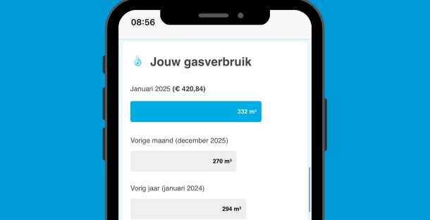 Kolommen Maandelijks energierapport gas
