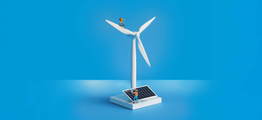 Wind en Zonnepark Pure Energie Kolom ministudio