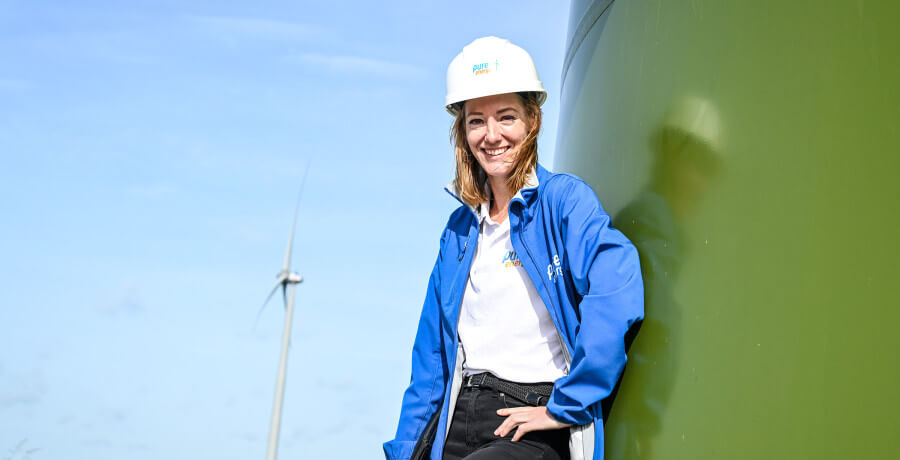 Header WerkenBij Pure Energie Rebecca