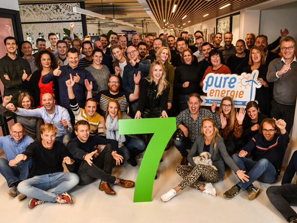 Pure Energie collegas energie besparing